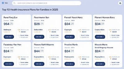 Top 10 Health Insurance Plans for Families in 2025