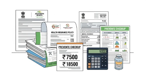 Various eligible expenses including premiums, preventive checkups, and medical costs under Section 80D